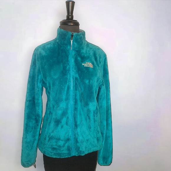 The North Face jacket fleece womans size small turquoise blue - Picture 2 of 8